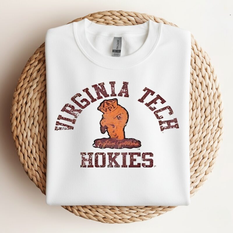 Virginia Tech Hokies Ivory Honor Roll_Crewneck Sweatshirt